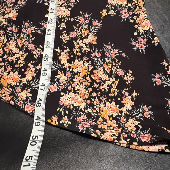 Sami & Jo Black Floral Wide Leg Jumpsuit with pockets size PXL - Picture 5 of 13